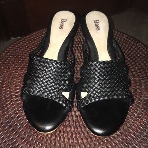 brand new Bass cork bottom 3” heeled sandals